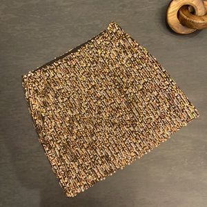 Anthropologie Corey Lynn Calter Sequined Mini Skirt